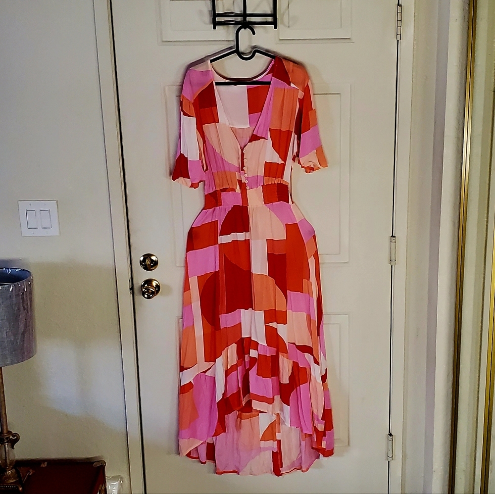 Abel the Label, Multi Color High Low Midi, M